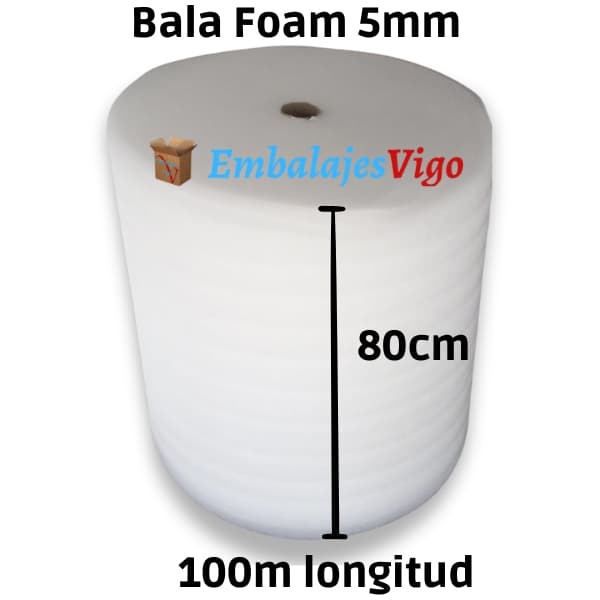 bala foam 80cm - pequeña
