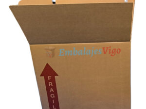 Caja marrón 71x61x62 fuerte, Triple canal