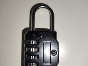 Candado de 4 digitos pequeño